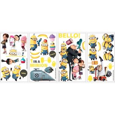 Imagem de Decalques de parede Minions Despicable Me 2 Peel and Stick da RoomMates, RMK2080SCS