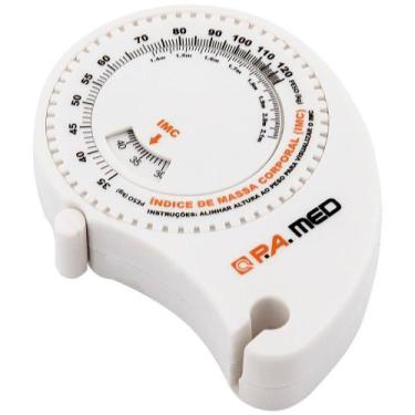 Imagem de Fita Antropométrica Trena 1.5M Com Cálculo De Imc - P.a.med