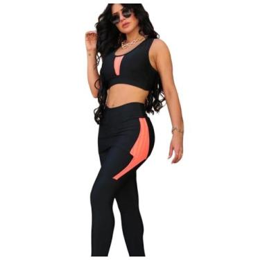 Imagem de Legging Saia estilo Tapa bumbum Academia Fitness Treino Legging com Sa