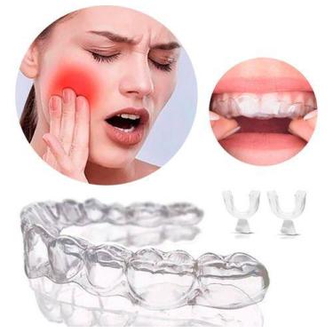 Imagem de 1 Par Placa Para Anti Bruxismo Ranger Dentes Protetor Bucal - Prismart