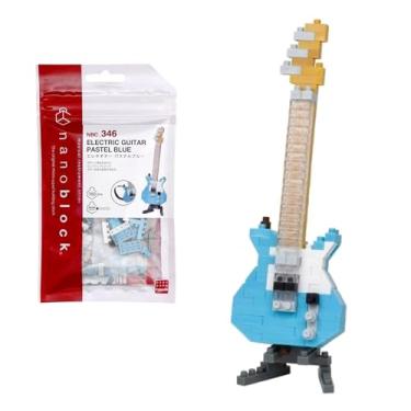 Imagem de nanoblock - Electric Guitar Pastel Blue, [Instruments], nanoblock Collection Series Building Kit