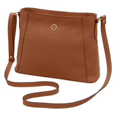 Imagem de Bolsa de Couro Mariart Jasmim, Camel