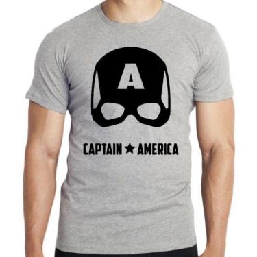 Imagem de Camiseta Capitão América  Máscara Black Blusa criança infantil juvenil