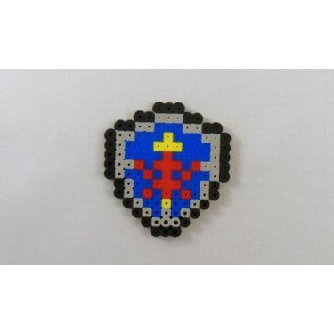 Imagem de Escudo Link - The Legend of Zelda - Figura Pixel Art - Bitxelados