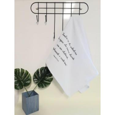 Imagem de PANO DE PRATO/COPA PERSONALIZADO. 100% algodão, tam. 50x75cm - Dona Li