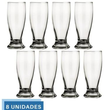 Imagem de Jogo 8 Copo 200ml Munich Cerveja Bar Restaurante Chopp Nadir - NADIR F