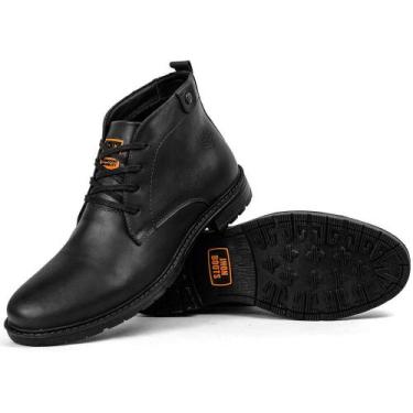 Imagem de Bota casual masculina couro preto - Casualstock, Preto, 39, Masculino
