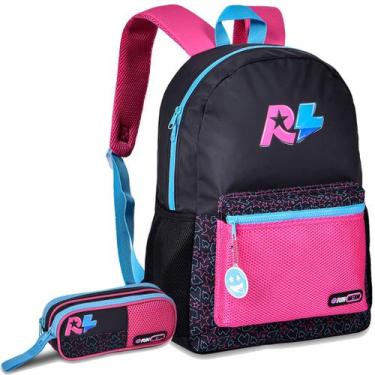 Imagem de Kit Mochila Escolar Youtuber Rafa e Luiz + Estojo RL Oficial - Clio, P