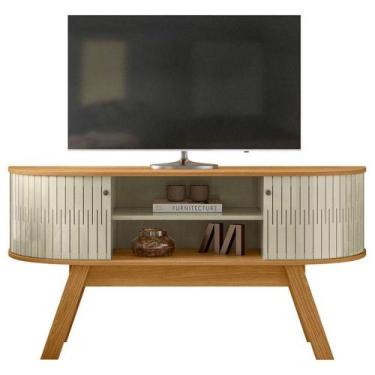 Imagem de Rack Bancada Atlanta Cumaru Opala - Madetec - MADETEC MOVEIS