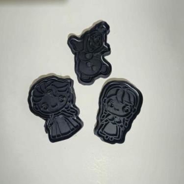 Imagem de Kit Cortador Frozen: Elza, Olaf e Ana - Evo