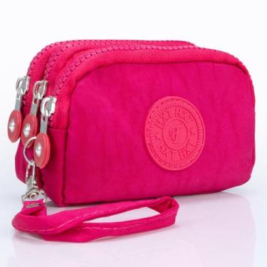 Imagem de Bolsa Pequena Feminina De Mão Carteira Com Alça Necessaire - TEX WEB ,