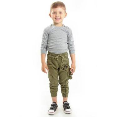 Imagem de Calça Quase Anjo Jeans Infantil Jogger Color Masculina-Masculino