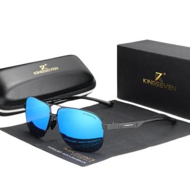 Imagem de Óculos De Sol Kingseven Masculino De Alumínio Lente Polarizada UV400 N