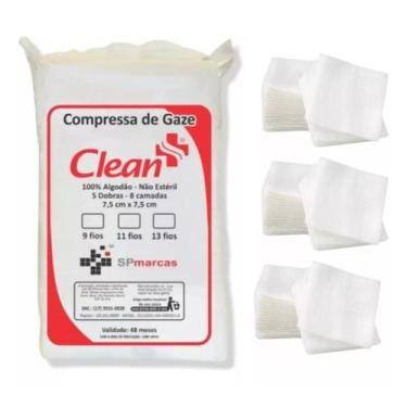 Imagem de Compressa De Gaze Clean Hosp 13 Fios com 500 unidades