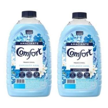 Imagem de Kit C/2 Amaciante Comfort 3 Litros Explosão Azul Classico