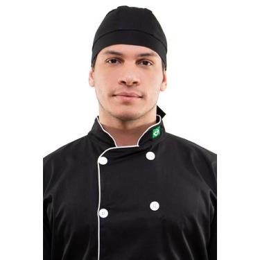 Imagem de Bandana de amarrar chef padeiro confeiteiro garçons algodão - Demorgan