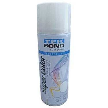 Imagem de Kit Tinta Spray Branco Fosco Super Color 6 Unidades 350ml - TEK BOND