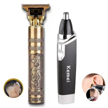 Imagem de Kit Depiladores Elétrico Masculino Nariz Orelha + Máquina Pelos Do cor