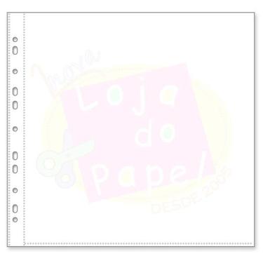 Imagem de Envelope Plástico P/ Álbum Universal 30,5 X 30,5cm C/50un - Loja do Pa