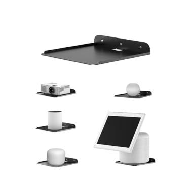 Imagem de NOTMBESTM Prateleira de parede para alto-falantes inteligentes adequada para Echo 4/5, Echo Show 5/8/10, Echo Studio, Pop, Homepod, Sonos Prateleira flutuante de metal para parede adequada para mini