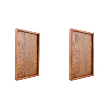 Imagem de Bandeja de chá de 2 Peças para Servir Lanches, Bandeja de café Leve Com Superfície Lisa, Fácil de Usar, Ideal para Uso Doméstico e No Escritório