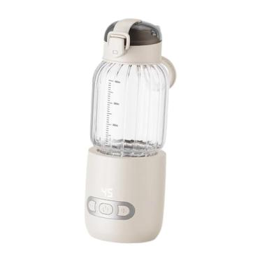 Imagem de MYCENSE Aquecedor de Mamadeira Portátil Garrafa de Vidro Aquecimento Rápido Bebê USB Recarregável Aquecedor para Bebê Veículo Viagem Camping, bege 400ml