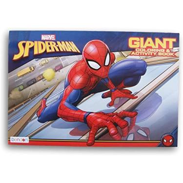 Imagem de Pacote de livros de colorir tamanho pôster gigante para crianças (Homem-Aranha)