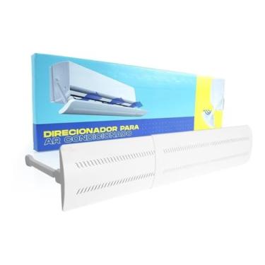 Imagem de Defletor de Ar Condicionado Casa Attract Direcionador Universal Ajustável Split