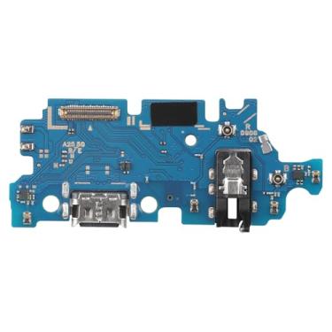 Imagem de BESJMYT Substituição da porta de carregamento para Samsung Galaxy A25 USB Dock Dock Conector Tipo-C Placa de cabo flexível com entrada de microfone, fone de ouvido, reparo de porta de microfone para
