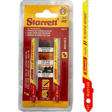 Imagem de Serra Tico-Tico Lamina Starrett Multi Bi-Metal Com 2 Pecas Bu214S-2 - 