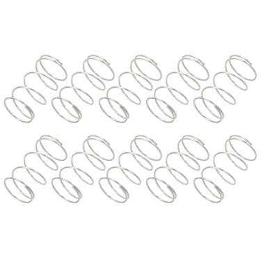 Imagem de PATIKIL Mola de compressão, diâmetro do fio de 0,6 mm x 12 mm OD x 20 mm C, 10 peças de extensão mecânica de aço inoxidável 304 molas pequenas kit sortido para lojas e reparos domésticos