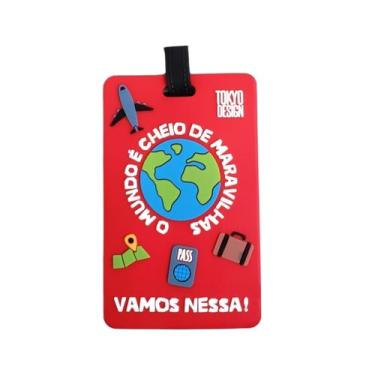 Imagem de Tag Identificadora Mala de Viagem Etiqueta Bagagem Mochila - MultiA, V