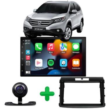 Imagem de Kit Multimidia Android Auto Honda Crv 2012 A 2016 Carplay Bt - E-TECH 