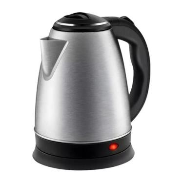 Imagem de Chaleira Elétrica 110v 1,8L Inox Automática Hauskraft, Inox e Preto, 1