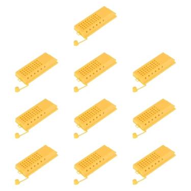 Imagem de Dualoai Caixas de abelhas que rainha 10x Caixas de criação de copo de copo de abelha movimentação Ferramenta de apicultura de alto desempenho