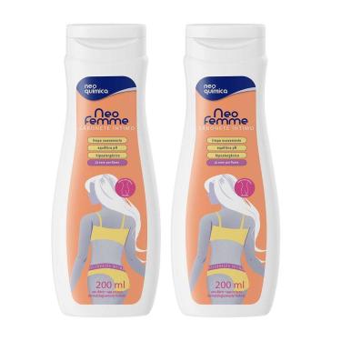Imagem de Kit 2 und Neofemme Sabonete Neutro Liquido 200 ml