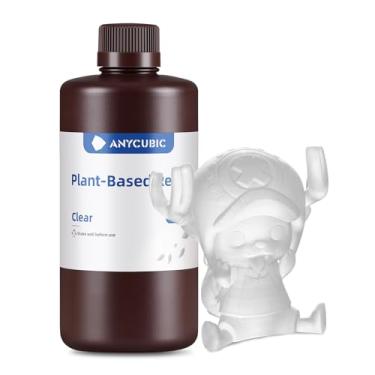 Imagem de ANYCUBIC Resina para Impressora 3D, Resina Rápida À Base de Planta de 405Nm, Baixo Odor, Resina de Fotopolímero para Impressão 3D Em Lcd, 1Kg Transparente
