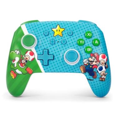 Imagem de PowerA Enhanced Wireless Gamepad for Nintendo Switch - Super Star Friends, OLED Model, Lite - Bluetooth Controller