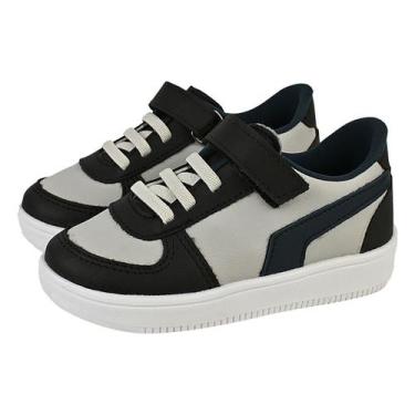 Imagem de Tênis Infantil Bebe Feminino Masculino Juvenil Casual Confortável tira