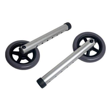 Imagem de Par De Rodas Para Andador Dobrável Articulado Ortopédico - Hidrolight