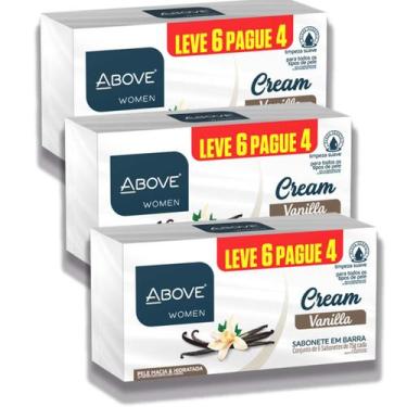 Imagem de Kit 3 und Kit Sabonete Barra Above Lv6Pg4 Cream Vanilla