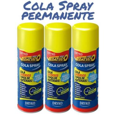 Imagem de Kits Cola Permanente em Spray Para madeira, Tecidos, Borracha, Sapatos
