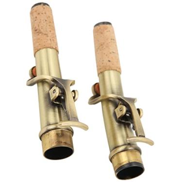 Imagem de Kit de Substituição Saxofone de 2 Peças para Soprano Com Ks Reto e Curvo, Ue B H (Antigo azul esverdeado)