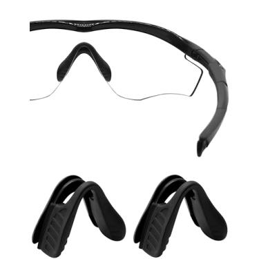 Imagem de HILEEN Almofadas de nariz de substituição para armação Oakley M2 (AF) | Moldura M2 XL OO9343 | Moldura M2 XL Ajuste Asiático OO9345 | Moldura M2 Ventilada Óculos de Sol 2 Peças
