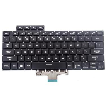 Imagem de QRFAX Teclado retroiluminado de substituição para laptop ASUS ROG Zephyrus G15 GA503 GA503Q GA503QS ‎GA503QR GA503QM e ROG Zephyrus M16 GU603 GU603H Series, ROG Zephyrus G15 GA503 RGB Backlit Keyboad