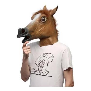 Imagem de Máscara De Cavalo Látex Cosplay Festa Fantasia - Minymix