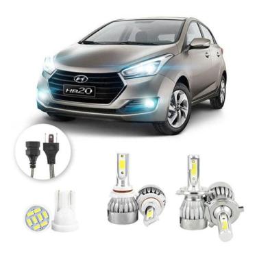 Imagem de Lampadas Led Hyundai Hb20 2016 A 2019 H4 Hb4 20000lm - V10, Branco
