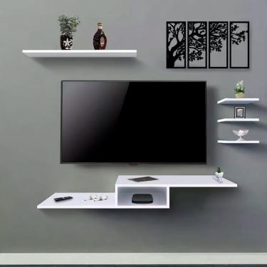 Imagem de Kit Nicho Prateleiras Para Quarto Gamer Rack p/ Tv Videogame