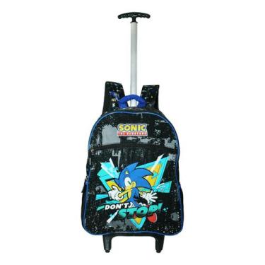 Imagem de Mochila Infantil Team Sonic Filme Meninos Rodinhas Escolar - Pacific