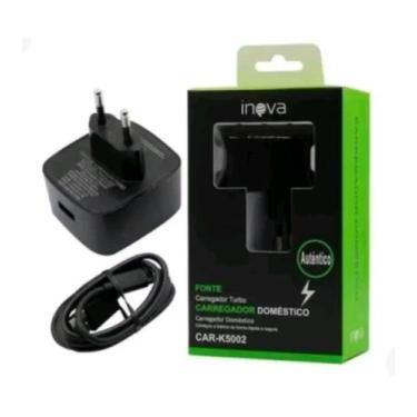 Imagem de Carregador USB para celulares com entrada Tipo C marca inova